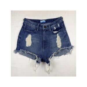 Show Me Your Mumu Wyoming HW Cutoff Shorts Sz 27